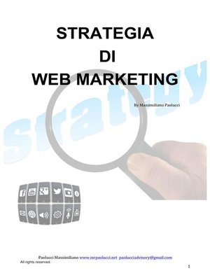 cover image of Strategia di web marketing